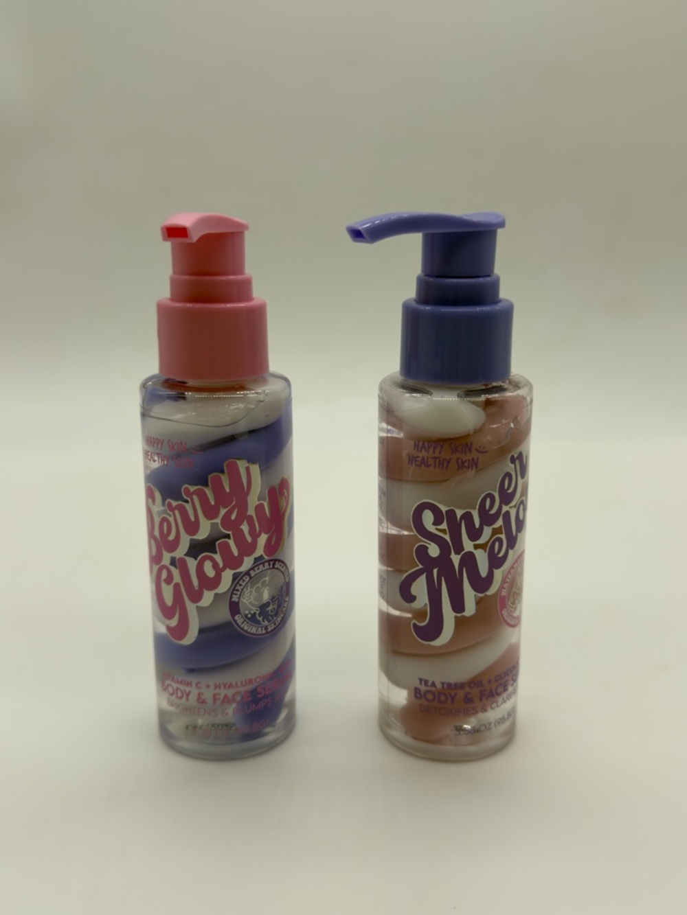 Berry Cloudy Pink & Purple Body & Face Moisturizer - Gentle Hydration